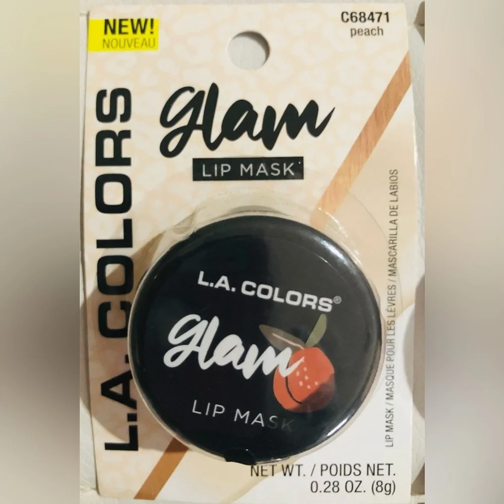 4pack scented GLAM strawberry, watermelon‎ & peach lip masks & vanilla scrub